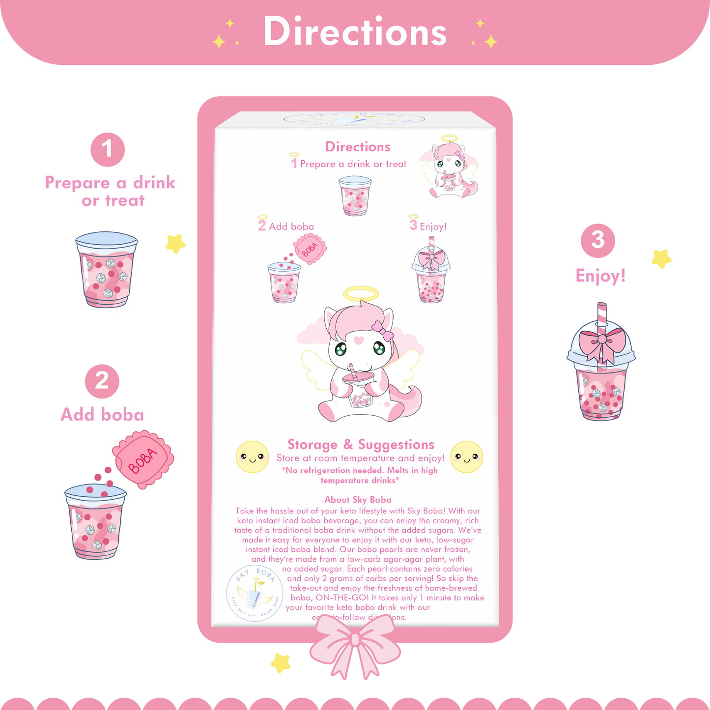 Strawberry Keto Boba Pearls