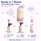 Keto Taro Boba Tea