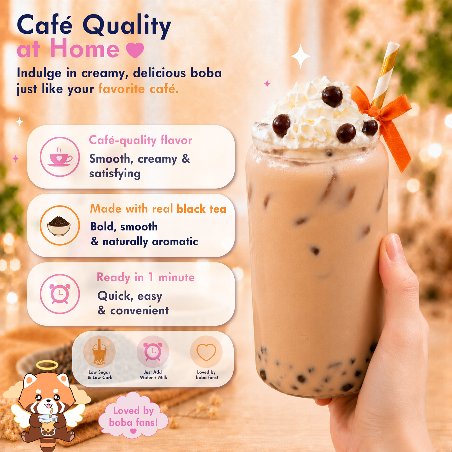 Keto Thai Boba Tea