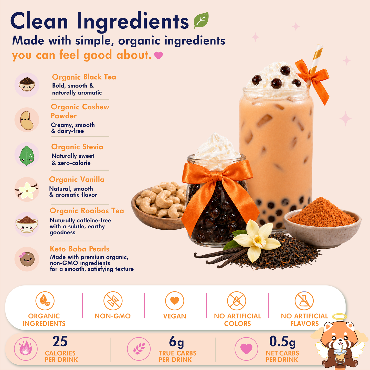 Keto Thai Boba Tea